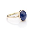 Ring with a cabochon sapphire, early 21st century, Poznań