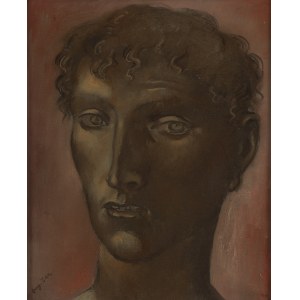 Eugeniusz Zak (1884 Mohylno, Weißrussland – 1926 Paris), Porträt eines Mannes, 1. Viertel des 20. Jahrhunderts