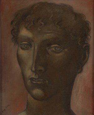 Eugeniusz Zak (1884 Mohylno, Białoruś - 1926 Paryż), Portret mężczyzny, 1 ćw. XX w.