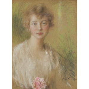 Teodor Axentowicz (1859 Brasov – 1938 Kraków), Portrait of a Woman, 1920s–1930s