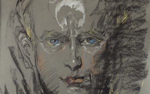 Stanisław Ignacy Witkiewicz \ Witkacy (1885 Warszawa - 1939 Jeziory na Polesiu), Portret mężczyzny, 1937