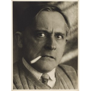 Stanisław Ignacy Witkiewicz \ Witkacy (1885, Warsaw – 1939, Jeziory in Polesie), Self-Portrait with a Cigarette, 1930s