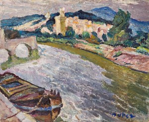 Maria Melania Mutermilch \ Mela Muter (1876 Warszawa - 1967 Paryż), Widok na most Saint-Bénézet w Awinionie (