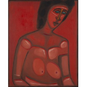 Jerzy Nowosielski (1923 Kraków - 2011 Kraków), Półakt, 1960 (antydatowany 1958)