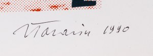 Jan Tarasin (1926 Kalisz - 2009 Warszawa), Bez tytułu (Na plaży), 1990