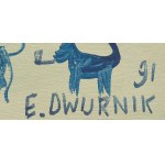 Edward Dwurnik (1943, Radzymin – 2018, Warsaw), “Bartosz Głowacki in Tarnobrzeg” from the series “Hitchhiking Trips,” 1991