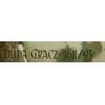 Jerzy Duda-Gracz (1941 Częstochowa - 2004 Łagów), Witkacemu; puszka Pandory - studium monochromatyczne, 1993