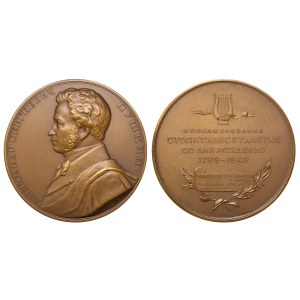 Soviet Union, Table Medal, 1949 year, 150th Anniversary of the Birth of A.S. Pushkin