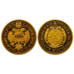 Germany, 1 Gold Ducat, 2007 year, Leopold I, Restrike