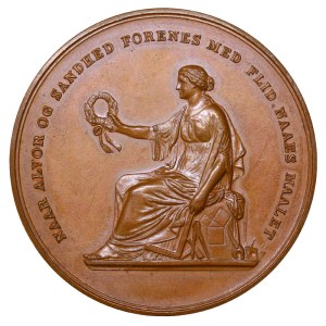 Danmark, Table Medal, Craftsmen's Association Medal, Bronze
