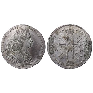 Cesarstwo Rosyjskie, 1 rubel, rok 1728