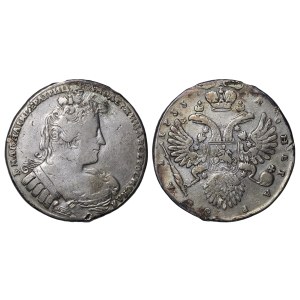 Empire russe, 1 rouble, 1733