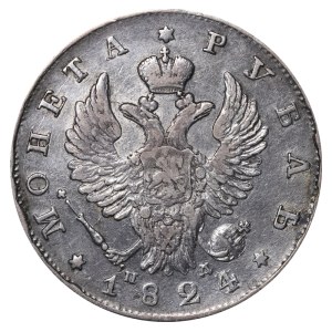 Russisches Reich, 1 Rubel, 1824, SPB-PD