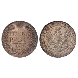 Empire russe, 1 rouble, 1842, SPB-ACh