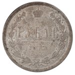 Empire russe, 1 rouble, 1877, SPB-NI