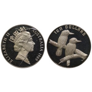 Australia, 10 Dollars, 1989 year, Kookaburra