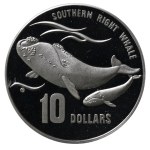 Australia, 10 Dollars, 1996 year, Southern Right Whale