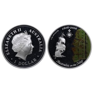 Australia, 1 Dollar, 2006 year, P, 400th Anniversary of European sighting of Australia