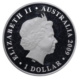 Australia, 1 Dollar, 2009 year, P, International Year of Astronomy