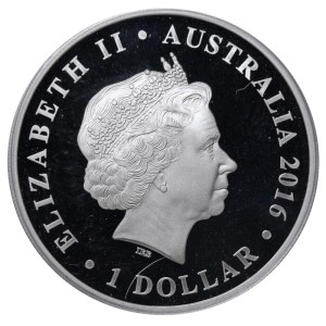 Australia, 1 Dollar, 2016 year, P, Returned Services League of Australia Centenary