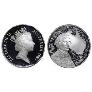 Australia, 50 Cents, 1989 year, Captain Cook Bicentenary