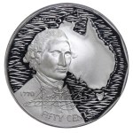 Australia, 50 Cents, 1989 year, Captain Cook Bicentenary