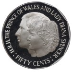 Australia, 50 Cents, 1989 year, Royal Wedding