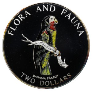 The Bahamas, 2 Dollars, 1995 year, Bahama Parrot