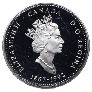Kanada, 25 Cent, 1992, 125. Jahrestag der kanadischen Konföderation – New Brunswick