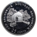 Kanada, 25 Cent, 1992, 125. Jahrestag der kanadischen Konföderation – New Brunswick