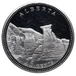 Canada, 25 Cents, 1992 year, 125th Anniversary of Canadian Confederation - Alberta