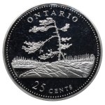 Kanada, 25 Cent, 1992, 125. Jahrestag der kanadischen Konföderation – Ontario