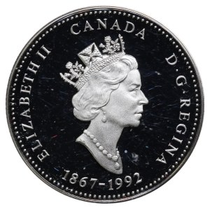 Kanada, 25 Cent, 1992, 125. Jahrestag der kanadischen Konföderation – Nova Scotia