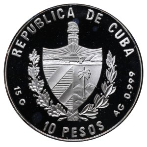 Cuba, 10 Pesos, 1998 year, Expo 2000 - End of Millennium