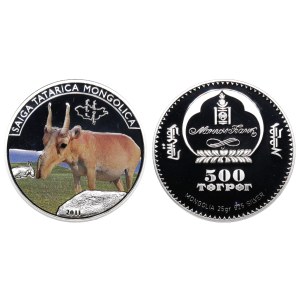 Mongolia, 50 Togrog, 2011 year, Saiga Tatarica Mongolica