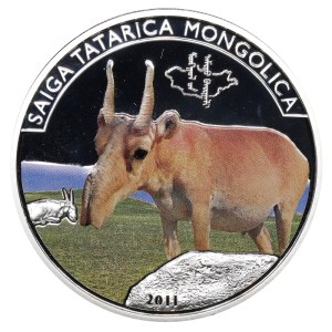 Mongolia, 50 Togrog, 2011 year, Saiga Tatarica Mongolica