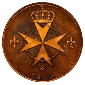 Order of Malta, 10 Grani, 1969 year, Angelo