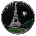 Palau, 5 Dollars, 2010 year, Eiffel Tower