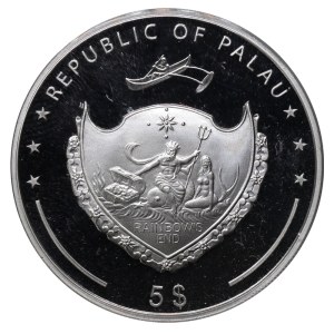 Palau, 5 dollari, anno 2011, Sydney Opera House