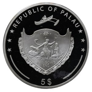 Palau, 5 Dollars, 2016 year, Baalbek