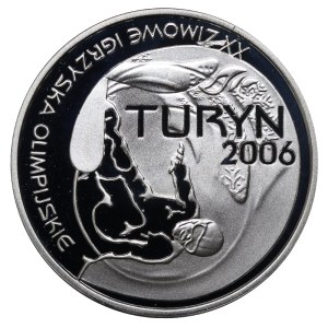 Pologne, 10 zlotys, 2006, XXe Jeux Olympiques d'hiver - Turin 2006