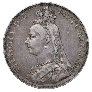 United Kingdom, 1 Crown, 1890 year