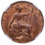 United Kingdom, 1 Farthing, 1925 year, NGC, MS 64 BN