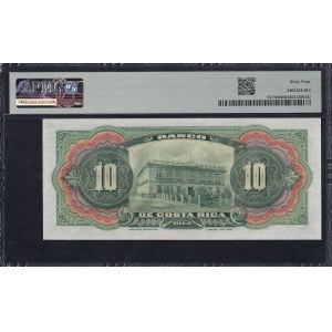 Costa Rica, 10 Colones, 1901-08, Choice UNC 64