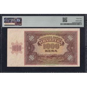 Croatia, 1000 Kuna, 1941, Choice UNC 64