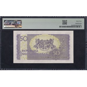 Československo, 50 korun, 1945, Choice UNC 64