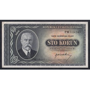 Czechoslovakia, 100 Korun, 1945, UNC