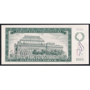 Czechoslovakia, 5000 Korun, 1945, aUNC
