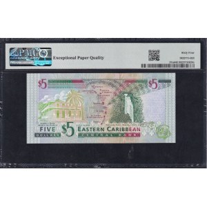 East Caribbean States, 5 Dollars, 2000, Choice UNC 64 EPQ