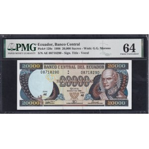Ecuador, 20.000 Sucres, 1998, Choice UNC 64, TOP POP